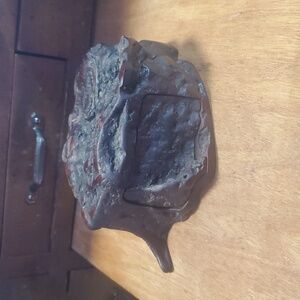 VINTAGE MANZANIA ROOT BURL TRINKET BOX RARE DD
